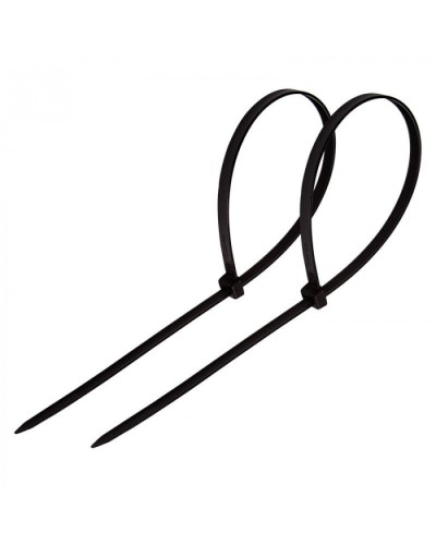 Стяжка нейлоновая неоткрывающаяся, безгалогенная (halogen free) 150x3.6мм, черная (100 шт) в Пятигорске Стяжки-хомуты Pintop.ru