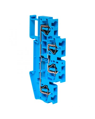 Колодка клеммная пружинная двойная JXB-ST-4 32А синяя EKF (plc-jxb-st-4-4-2-blue) в Пятигорске Клеммные колодки Pintop.ru