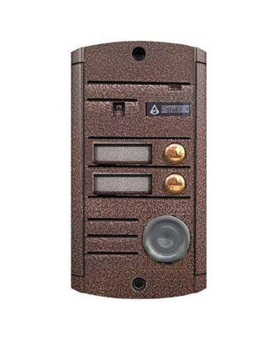 Видеопанель вызывная накладная цветная на 2 абонента с TM-считывателем Activision AVP-452 ТМ (PAL, медь) в Пятигорске Вызывные видеопанели малоабонентные Pintop.ru