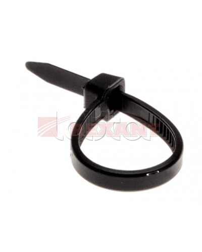 Хомут-стяжка нейлоновый 2.5х80 мм чёрный (100шт/уп) REXANT 07-0081 в Пятигорске Стяжки-хомуты Pintop.ru