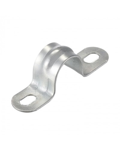 Скоба оцинк. с двумя отверстиями, для трубы D14мм(5шт) Экопласт (43614-5) - Скоба оцинкованная с двумя отверстиями, для трубы D14мм(5шт) Экопласт в Пятигорске Держатели, клипсы, скобы Pintop.ru