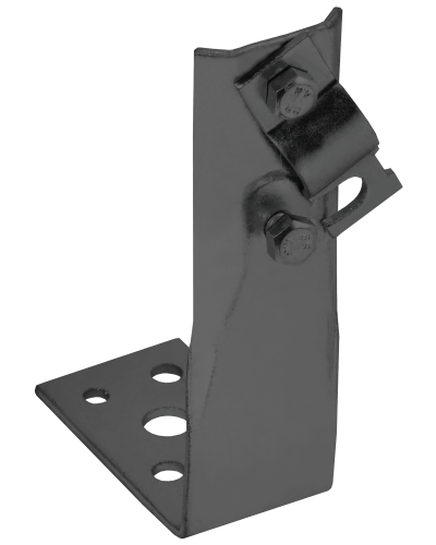 Держатель проводника круглого 6-10мм винтовой угловой h=150мм оцинкованная сталь TD IEK (ZDP87-13-1-16-150) в Пятигорске Крепеж Pintop.ru