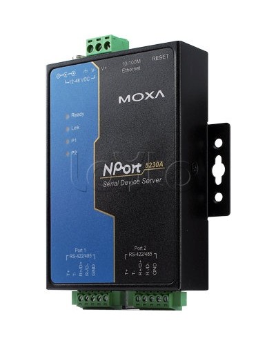 Сервер 2-портовый RS-422/485 в Ethernet Moxa NPort 5230A в Пятигорске Дополнительное оборудование для ОПС Pintop.ru