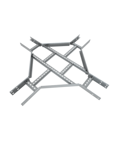 Х-разветвитель лестничный 80х150х1,2 мм Быстрый монтаж HD КМ-Профиль (LXDS80-150-1.2 HD) в Пятигорске Аксессуары для лотков Pintop.ru