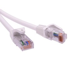 Патч-корд неэкранированный CAT5E U/UTP 4х2, LSZH, белый, 2м DKC RN5EUU4520WH