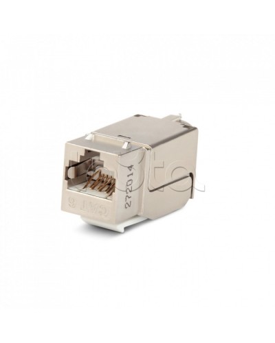 Вставка формата Keystone Jack Hyperline (KJ9-8P8C-C6-90-SH-F) в Пятигорске Кроссы оптические Pintop.ru