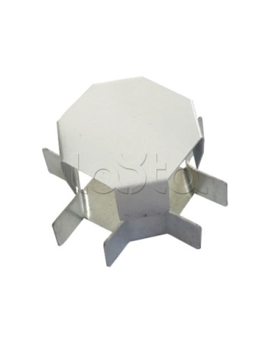 Соединитель ККМО Гефест Соединитель ККМО Угол 25 Х-образный металлический в Пятигорске Аксессуары для лотков Pintop.ru