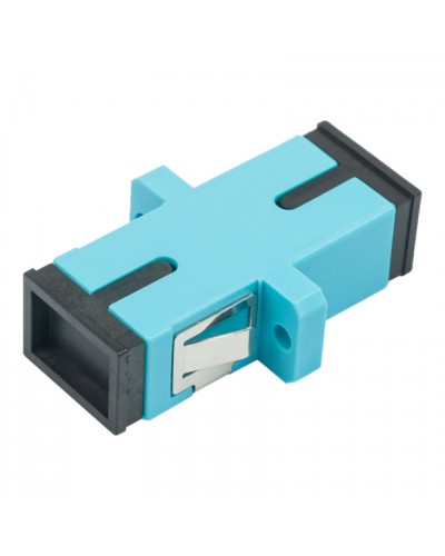 Адаптер оптический проходной SC-SC, OM3, симплекс (simplex), бирюзовый Datarex DR-540023 в Пятигорске Коммутационные изделия Pintop.ru