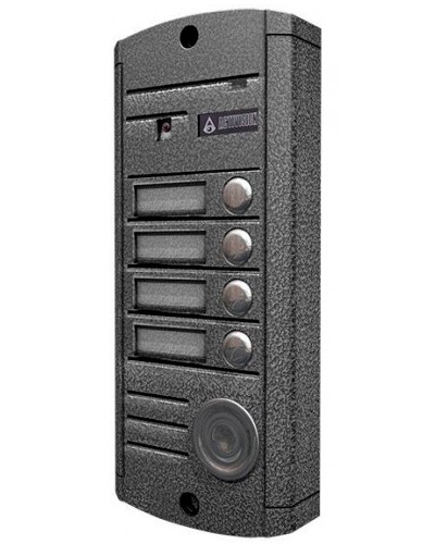 Видеопанель вызывная накладная цветная на 4 абонента Activision AVP-454 (PAL, антик) в Пятигорске Вызывные видеопанели малоабонентные Pintop.ru