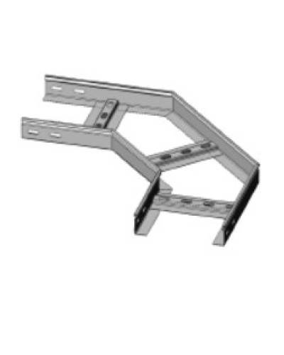 Угол горизонтальный 90° 200х50 (1,2) для лестничного лотка ПожТехКабель (650-501) в Пятигорске Кабельные лотки Pintop.ru