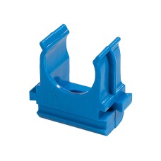 Крепёж-клипса для труб АБС-пластик синяя д25 (100шт/1000шт уп/кор) Промрукав (PR13.0059)