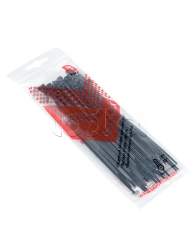 Хомут P6.6 стандартный (ч), 3.6x150 (50шт) FlexLock PROxima EKF (plc-fl-ctsb-3.6x150-r) в Пятигорске Стяжки-хомуты Pintop.ru