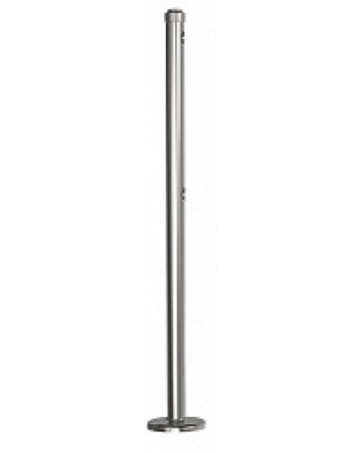 Стойка стационарная хромированная Ростов-Дон ОБ1/0-0 ХРОМ в Пятигорске Ограждения Pintop.ru