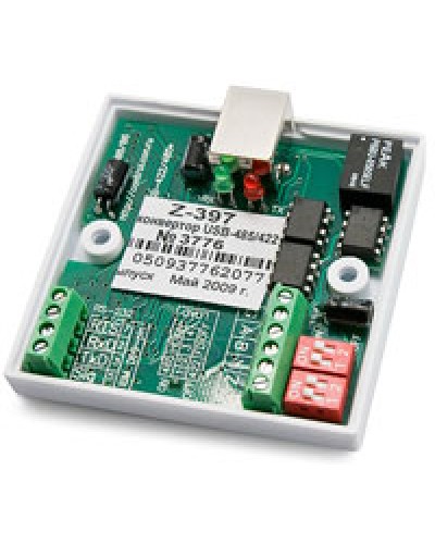 Конвертер специальный с гальванической развязкой USB RS422/485 IronLogic Z-397 (мод. USB) в Пятигорске Сетевая СКУД Matrix Pintop.ru