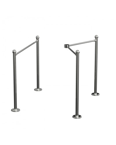 Ограждение прямое Ростов-Дон ОП-Р (Хром) в Пятигорске Ограждения Pintop.ru