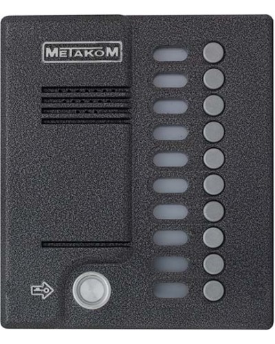 Блок вызова домофона Метаком MК10.2-TM4EV в Пятигорске Вызывные видеопанели малоабонентные Pintop.ru