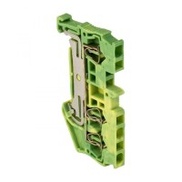 Колодка клеммная пружинная JXB-ST-2.5 3 вывода земля EKF PROxima (plc-jxb-st-2.5-3-pen)