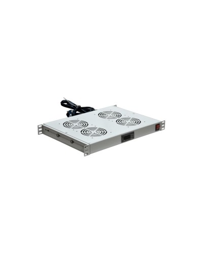 Модуль вентиляторный с термостатом 19 1U с 4-мя вентиляторами REXANT 04-2605 в Пятигорске Вентиляторные модули Pintop.ru