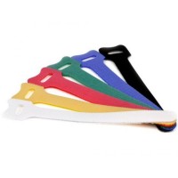 Хомут-липучка 125 мм, красный (20 шт.уп) LANMASTER LAN-VCM125-RD