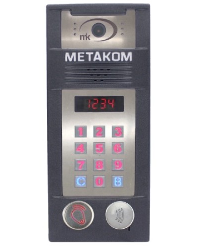 Многоабонентый антивандальный блок вызова со встроенной гибридной видеокамерой Метаком MК2018-RFMFСVH в Пятигорске Блоки вызова многоабонентные Pintop.ru
