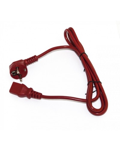 Кабель питания компьютера Hyperline PWC-IEC13-SHM-3.0-RD в Пятигорске Патч-корды и пигтейлы Pintop.ru