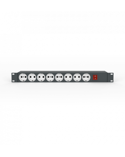 Блок розеток 1U, 8 розеток Sonar RD-8 (pwc) в Пятигорске 19 оборудование (рэковое/стоечное) Sonar Pintop.ru