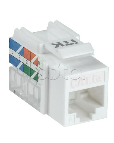 Модуль Keystone Jack кат. 6A UTP 110 IDC 90 град. ITK CS1-1C6AU-11 в Пятигорске Модули Keystone Pintop.ru