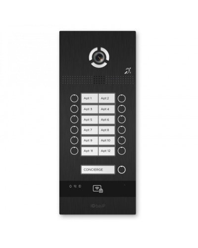 Вызывная панель BAS-IP BI-12FBI BLACK в Пятигорске Вызывные видеопанели малоабонентные Pintop.ru