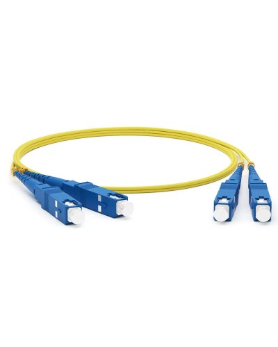 Патч-корд оптический соединительный (SM), 9/125 (OS2), SC/UPC-SC/UPC, (Duplex), LSZH, 1м 50-2011 в Пятигорске Патч-корды оптические Pintop.ru