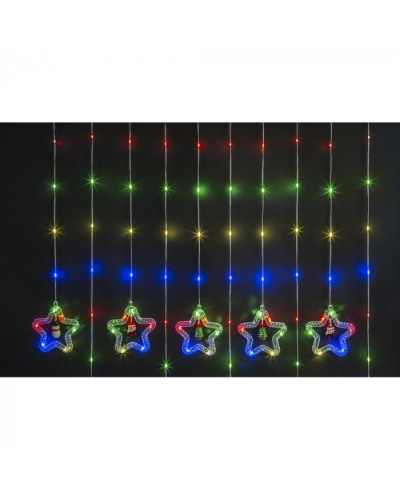 Гирлянда Navigator 95 012 NGF-D035-01 (бахрома звезды и фигурки WW 3*0.6м IP20) в Пятигорске Источники света(Лампы) Pintop.ru