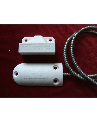 Датчик положения магнитогерконовый Магнито-Контакт ДПМ-3 исп. 06 (металлорукав из оцинкованной стали) в Пятигорске Извещатели охранные Pintop.ru