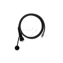 Индустриальный коммутационный шнур NIKOMAX U/UTP 4 пары, переходной, Кат.6 (Класс E), 250МГц, RJ45/8P8C(IP67)-RJ45/8P8C, T568B, многожильный, BC (чистая медь), 24AWG (7х0,195мм), с защитной крышкой, PUR, черный, 5м NIKOMAX (NMC-PC4UE55B-050-IS-TR-BK)