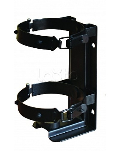 Кронштейн ПОЖТЕХНИКА КТХ-1+ на 2-х металлических хомутах(d110) для ОУ-1 ИНЕЙ в Пятигорске Аксессуары для огнетушителей Pintop.ru