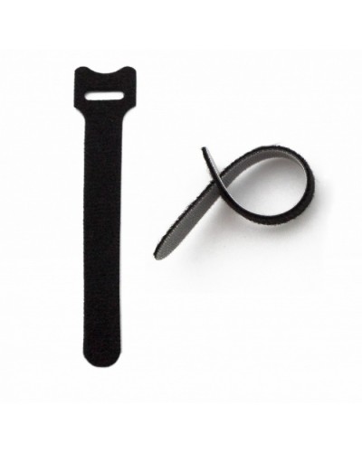 Хомут для кабеля, липучка с мягкой застежкой Hyperline WASN-210-BK-10 в Пятигорске Аксессуары для лотков Pintop.ru