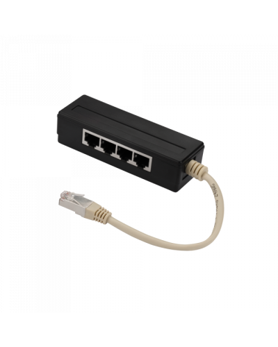 Y-адаптер, 4 параллельных порта, горизонтальный TWT (TWT-Y-1P4H) в Пятигорске Проходные адаптеры RJ-45 и разветвители Pintop.ru