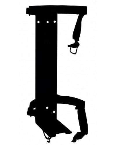 Кронштейн ПОЖТЕХНИКА КТР-10/12 на 2 ремнях (d180-185) для ОП/ОВП-10, ОП-12 в Пятигорске Аксессуары для огнетушителей Pintop.ru