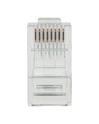 Коннектор (вилка) UTP кат.6 8P8C универсальная, 15U, 3 зубца, упак 100 шт Datarex DR-3003 в Пятигорске Коннекторы Pintop.ru