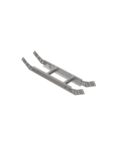 Вертикальный шарнирный угол 80х500х1,2 мм HD85 N КМ-профиль (LSHL80-500-1.2 HD85 N) в Пятигорске Аксессуары для лотков Pintop.ru