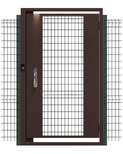 Калитка Стальная Наружная VIZIT-KСН-12-Пр в Пятигорске Калитки Pintop.ru