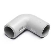 Угол 90° (из двух частей) для труб D25 мм, без галогена (25 шт/уп) Экопласт 41225-25HF