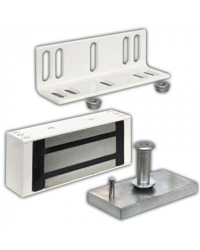 Замок электромагнитный Олевс М1-400 серый в Пятигорске Электромагнитные замки Pintop.ru