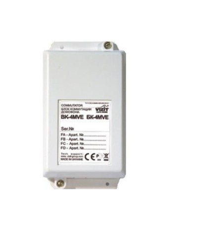Блок коммутации домофонов Vizit БК-4MVE в Пятигорске Блоки управления многоабонентные Pintop.ru