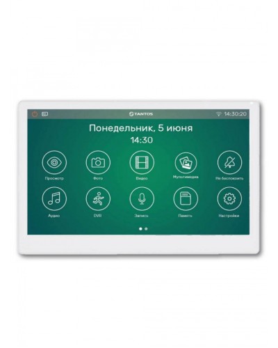 Монитор Tantos Stark HD SE Tuya (White) XL в Пятигорске Абонентские IP устройства Pintop.ru