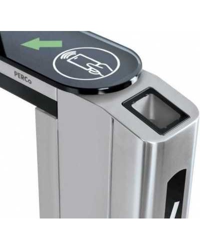 Передняя панель скоростного прохода PERCo-ST-01 со встроенным сканером штрихкода PERCo-FP01Q.1 в Пятигорске Ограждения Pintop.ru