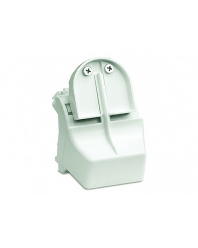 Адаптер для оптоволоконных разъемов 2хST, c системой пломбировки, белый, 2мод. DKC 76618B в Пятигорске Аксессуары для стоек и шкафов Pintop.ru