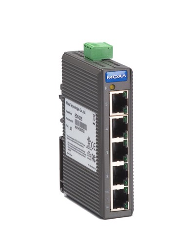 Коммутатор неуправляемый промышленный 5-портовый Moxa EDS-205 в Пятигорске Коммутаторы Pintop.ru