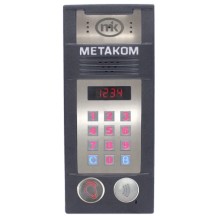 Многоабонентый антивандальный блок вызова со встроенной видеокамерой Метаком MК2018-RFMFСV