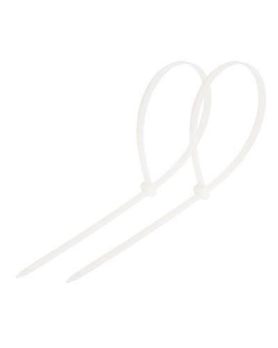 Стяжка нейлоновая неоткрывающаяся, безгалогенная (halogen free) 150x2.5мм, белая (100 шт) в Пятигорске Стяжки-хомуты Pintop.ru