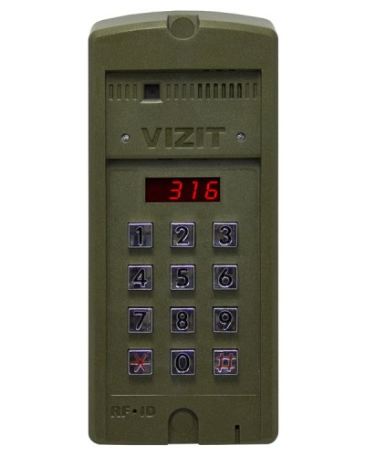 Блок вызова для совместной работы с БУД-302 Vizit БВД-316F в Пятигорске Блоки вызова многоабонентные Pintop.ru