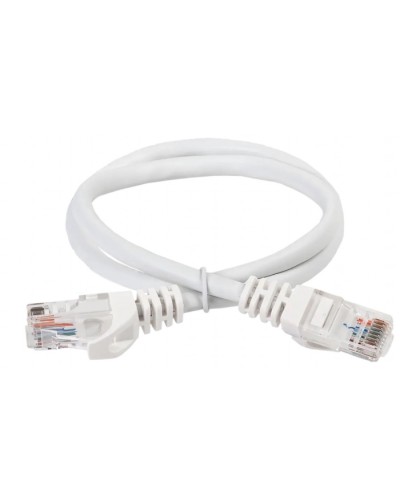 ITK Коммутационный шнур (патч-корд) кат.5Е UTP 5м белый (PC08-C5EU-5M) в Пятигорске Патч-корды и пигтейлы Pintop.ru